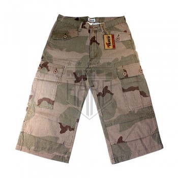  US BDU мужские шорты милитари с карманами карго, камуфляж 3-color desert
